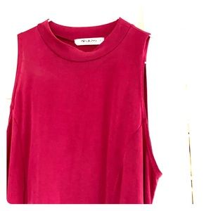 Crop top with scissor lines—wear underneath blouse